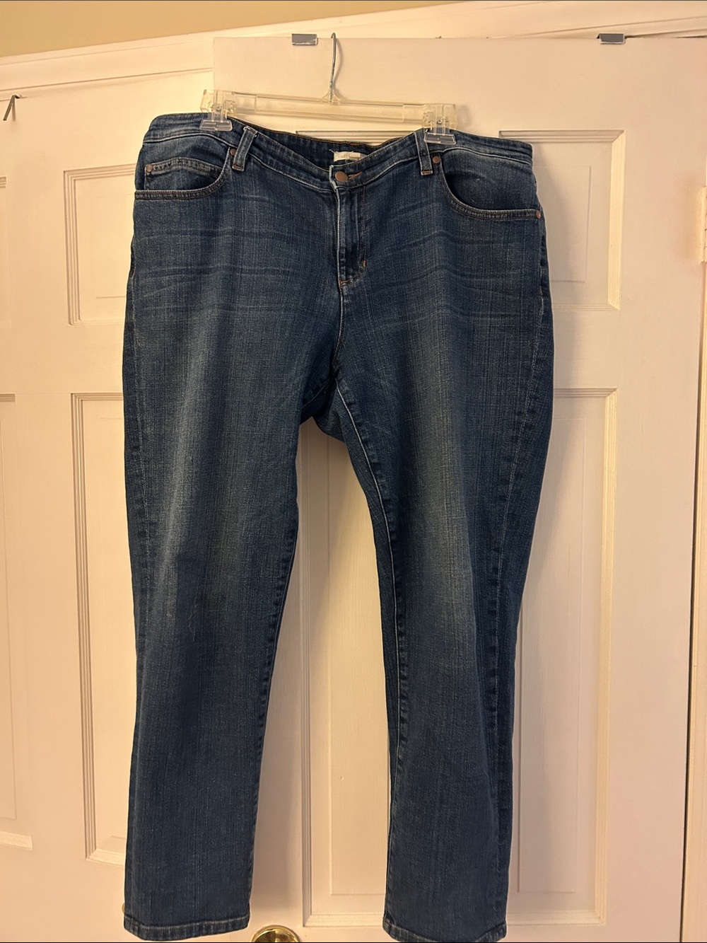 Women's Dark Blue Stretch Denim Jeans